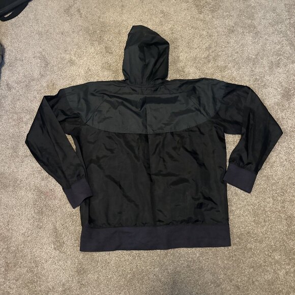 Vintage Nike Veste Windrunner Black Full Zip Men Size XL